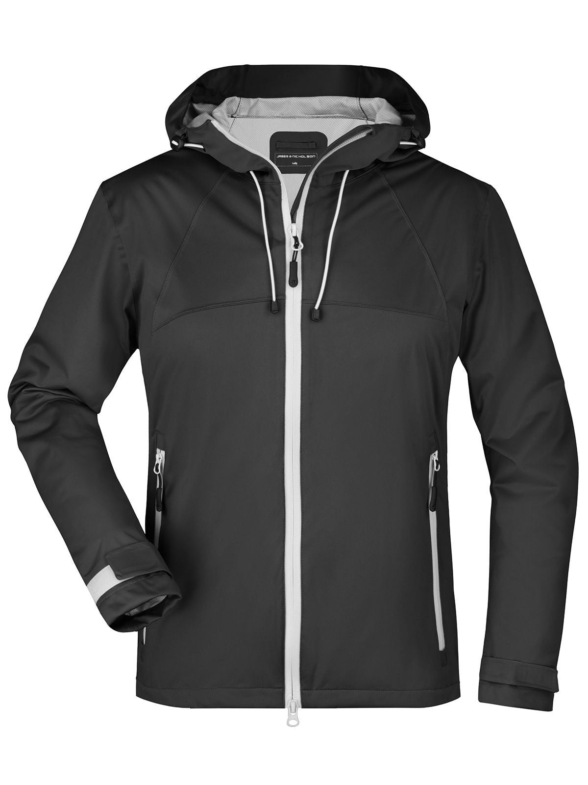 Ladies' Outdoor Jacket Daiber Black/Silver