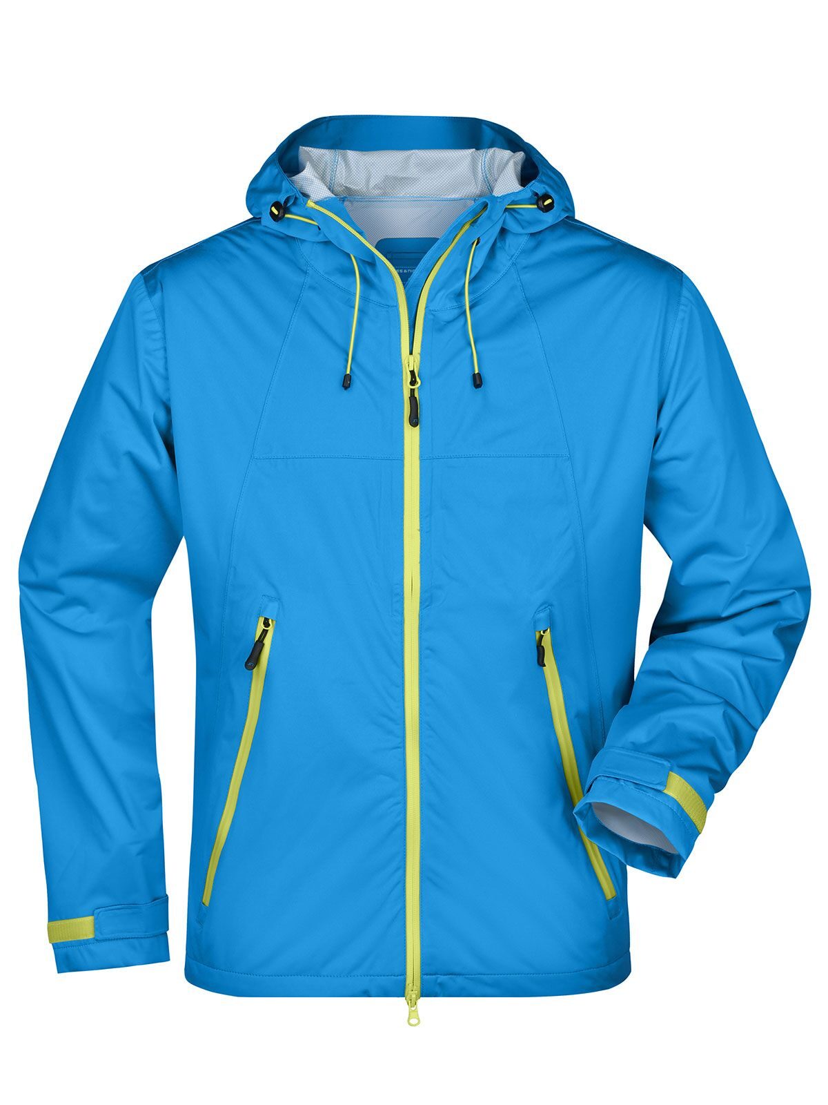 Men's Outdoor Jacket Daiber Aqua/Acid-Yellow