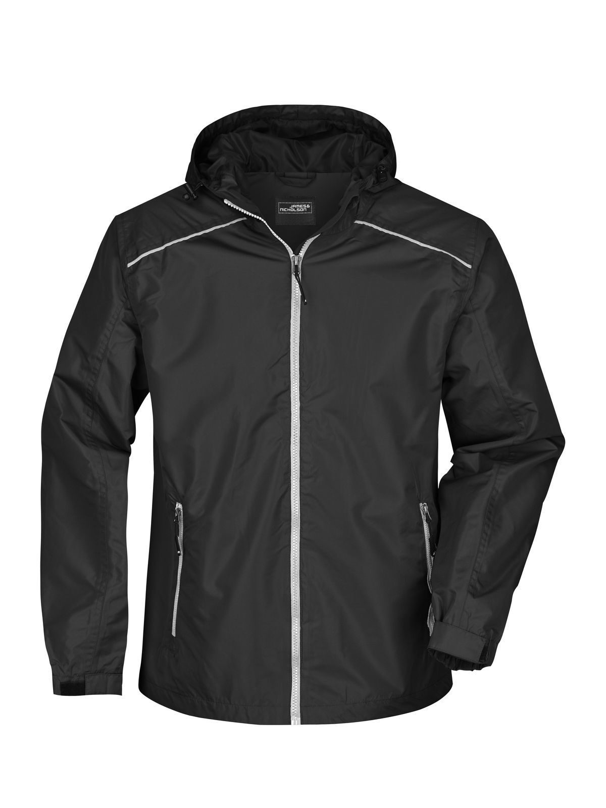 Men's Rain Jacket Daiber Black/Silver