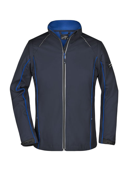 Ladies' Zip-Off Softshell Jacket Daiber Navy/Royal