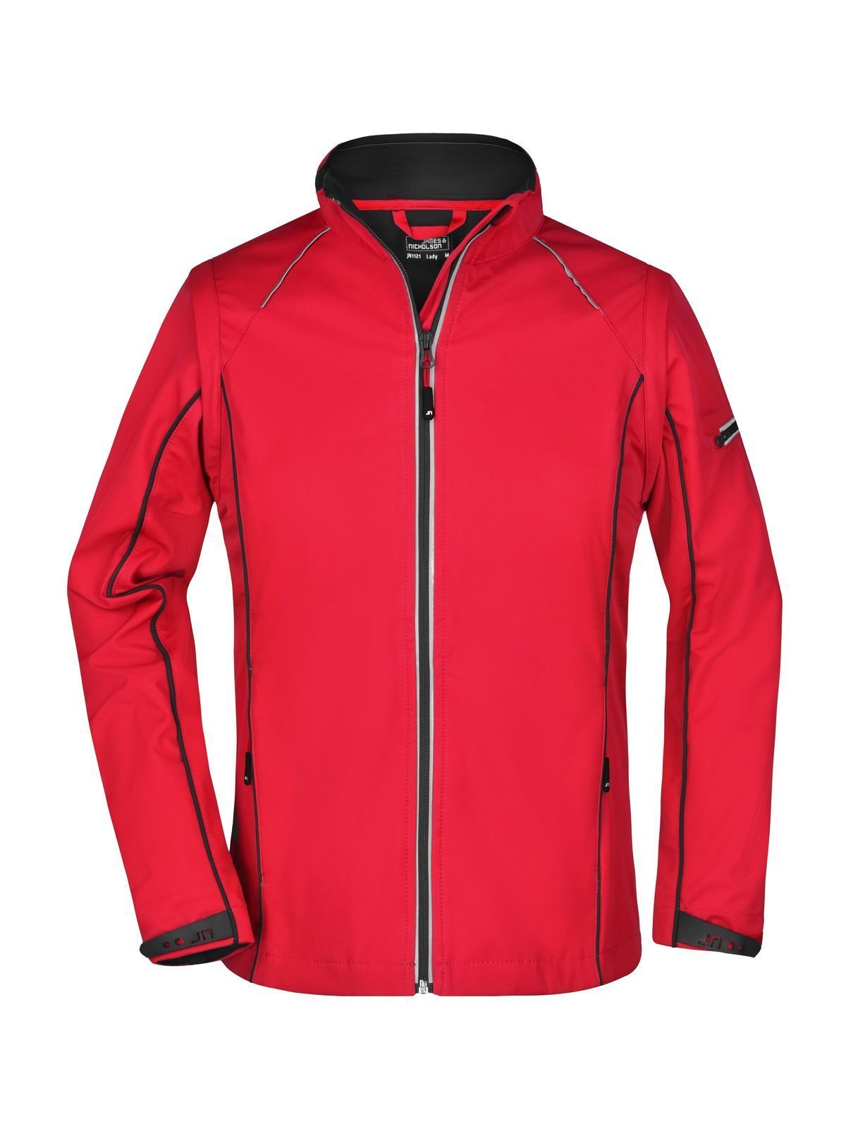 Ladies' Zip-Off Softshell Jacket Daiber Red/Black