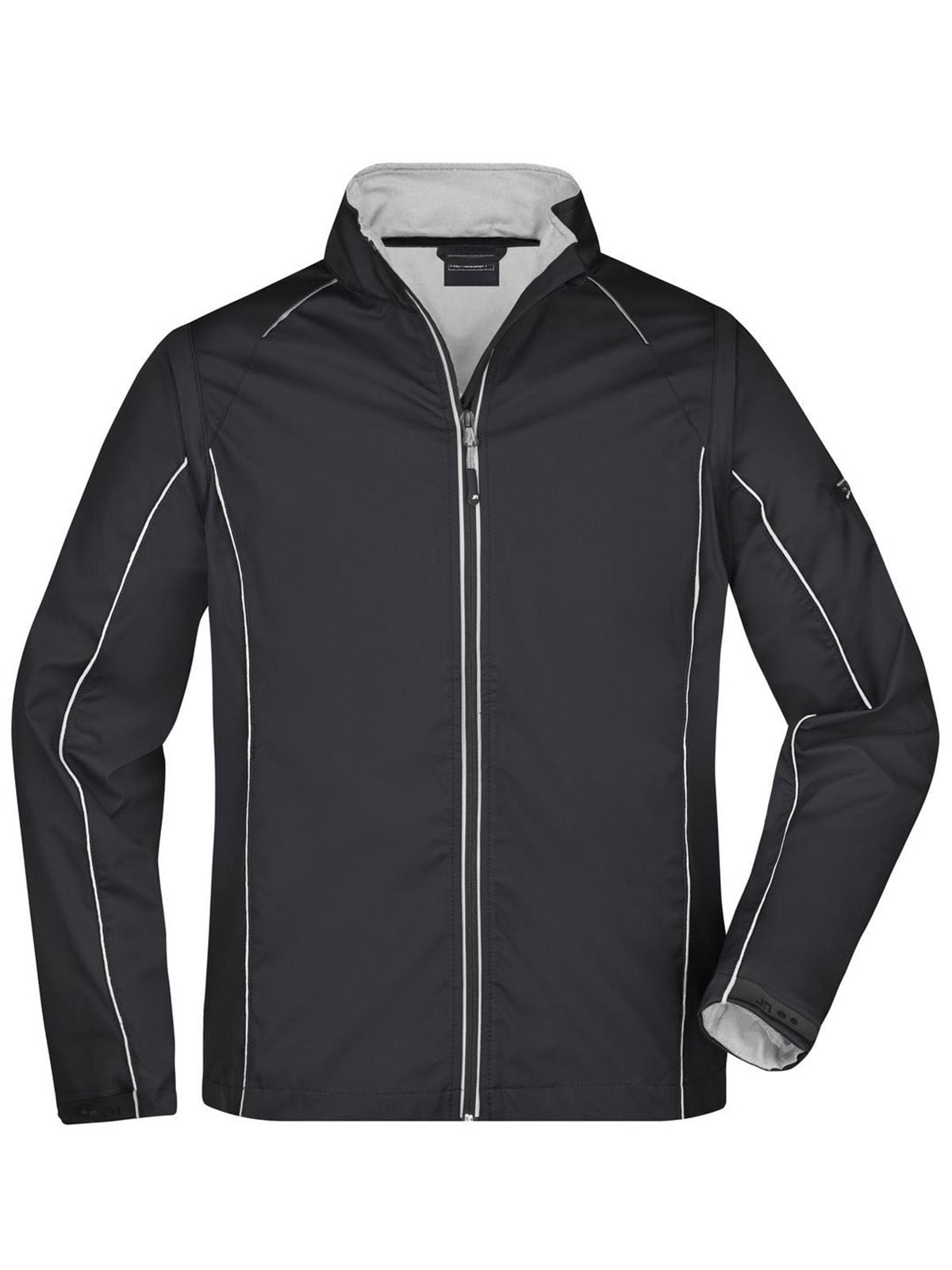 Men's Zip-Off Softshell Jacket Daiber Black/Silver