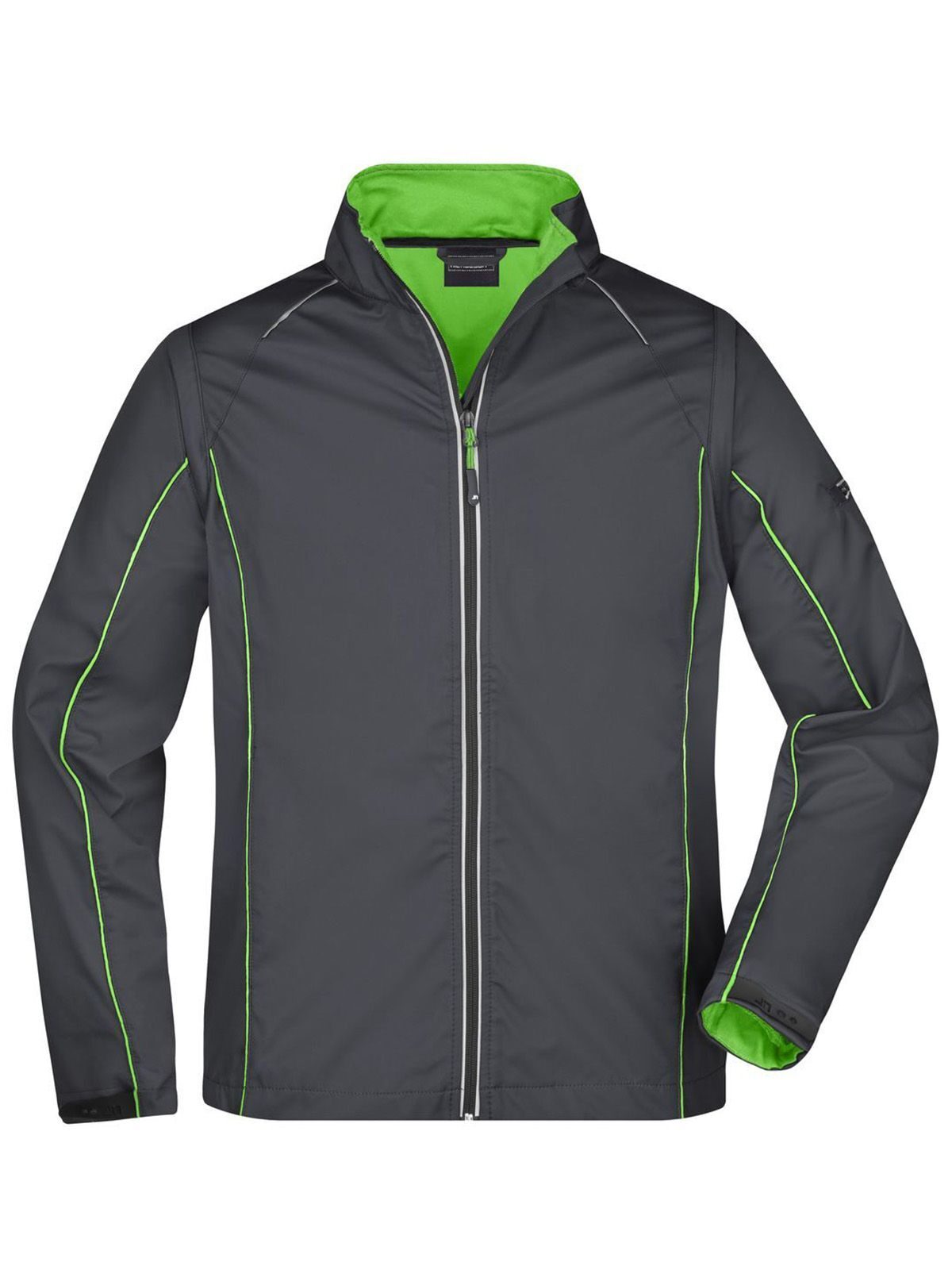 Men's Zip-Off Softshell Jacket Daiber Iron-Grey/Green