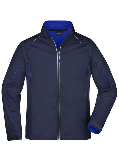 Men's Zip-Off Softshell Jacket Daiber Navy/Royal