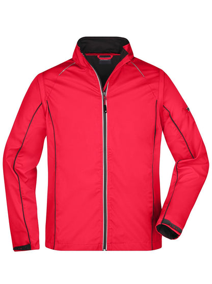 Men's Zip-Off Softshell Jacket Daiber Red/Black