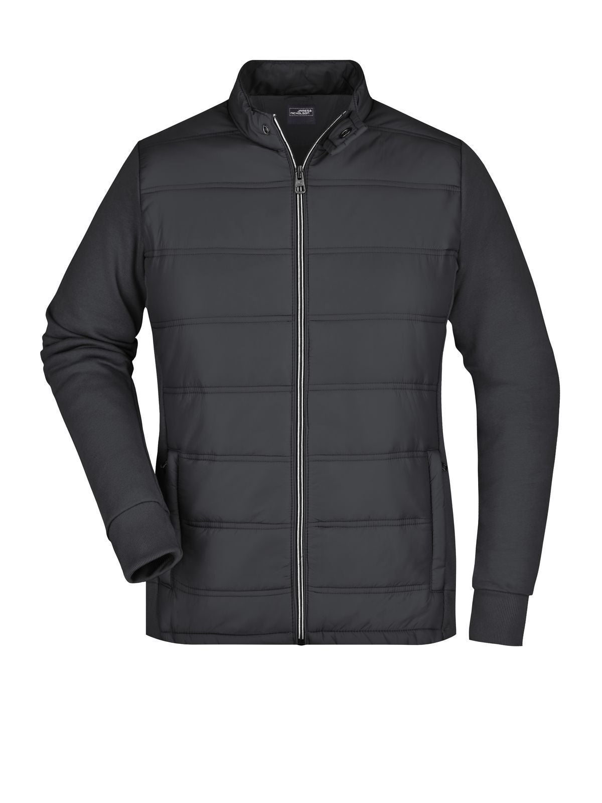 Ladies' Hybrid Sweat Jacket Daiber Black