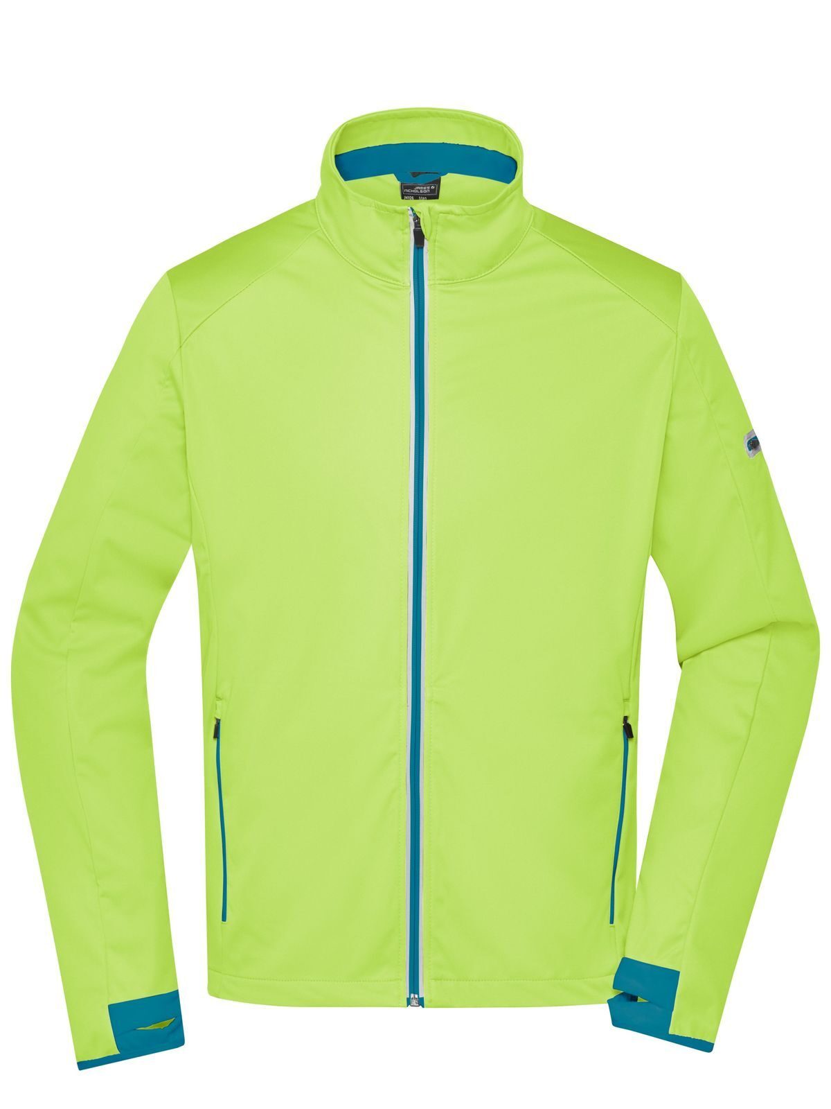 Men's Sports Softshell Jacket Daiber Bright-Yellow/Bright-Blue