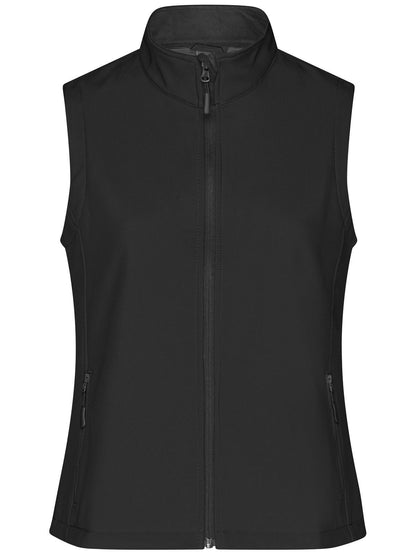 Ladies' Promo Softshell Vest Daiber Black/Black