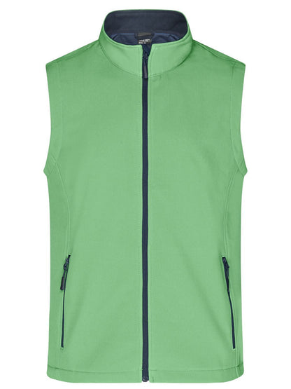 Men's Promo Softshell Vest Daiber Green/Navy