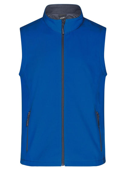 Men's Promo Softshell Vest Daiber Nautic-Blue/Navy