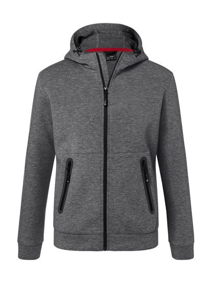 Men's Hooded Jacket Daiber Dark-Melange