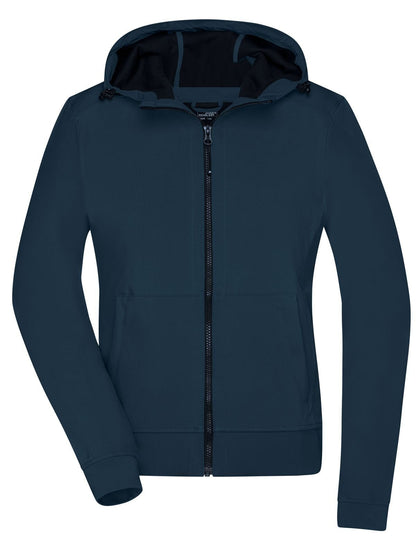 Ladies' Hooded Softshell Jacket Daiber Navy/Navy