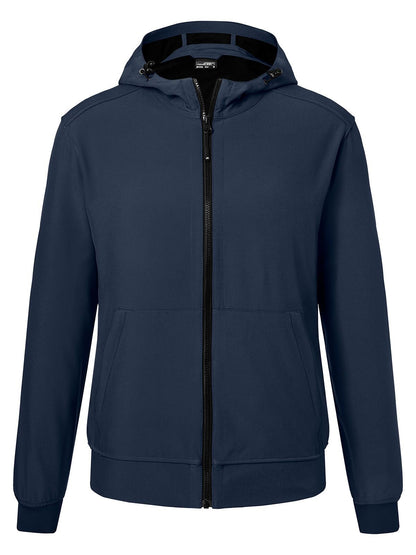 Men's Hooded Softshell Jacket Daiber Navy/Navy