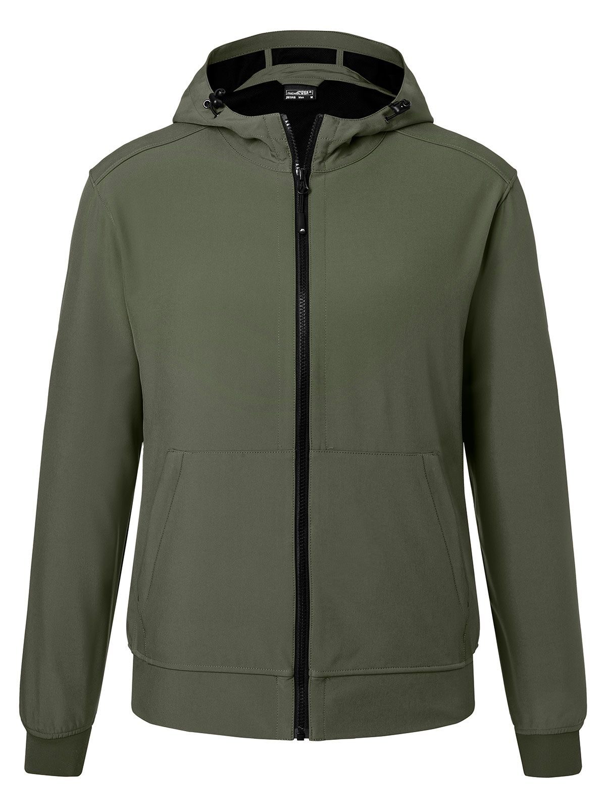Men's Hooded Softshell Jacket Daiber Olive/Camouflage