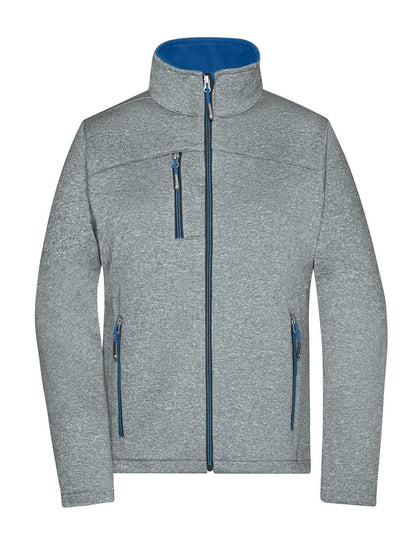 Ladies' Softshell Jacket Daiber Dark-Melange/Royal