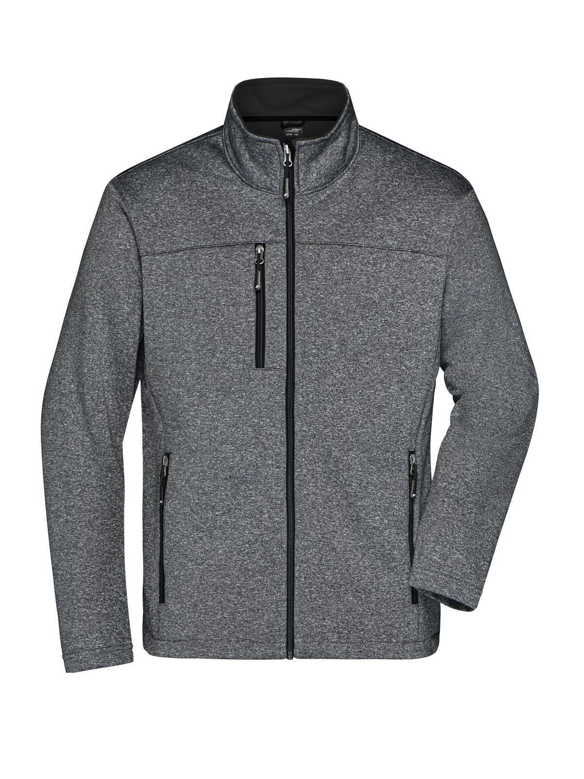 Men's Softshell Jacket Daiber Dark-Melange/Black