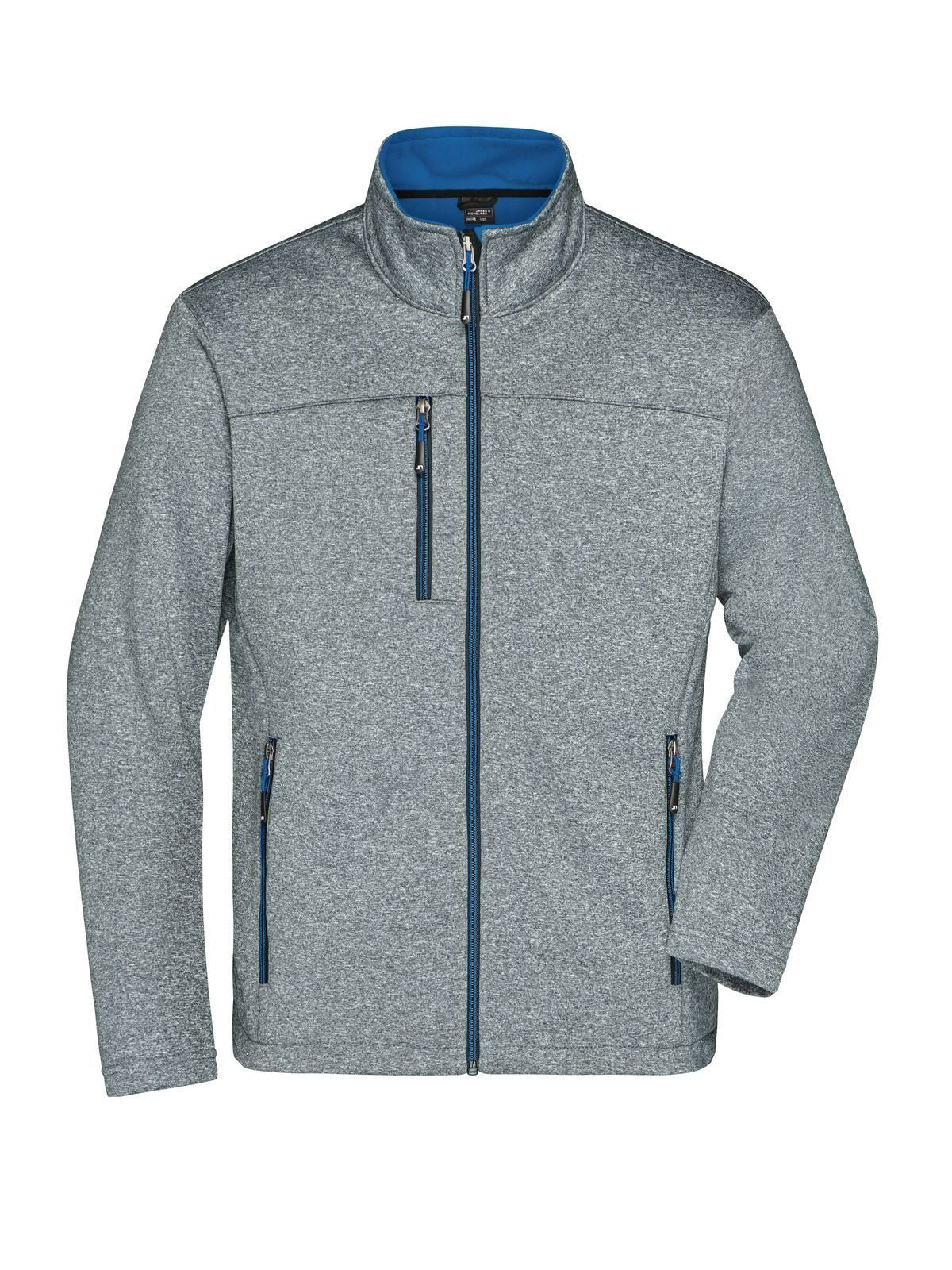 Men's Softshell Jacket Daiber Dark-Melange/Royal
