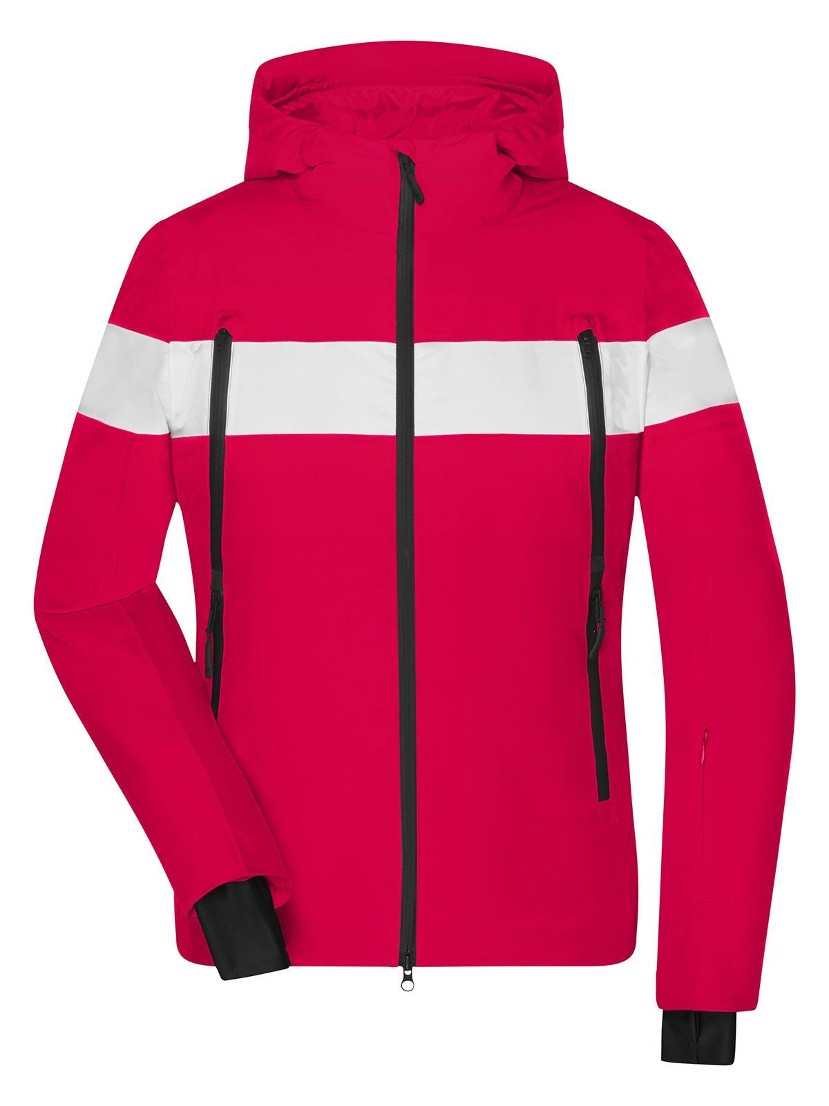 Ladies' Wintersport Jacket Daiber Light-Red/White