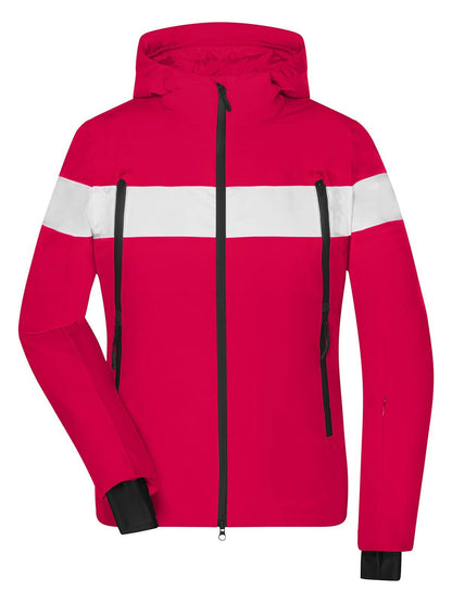 Ladies' Wintersport Jacket Daiber Light-Red/White