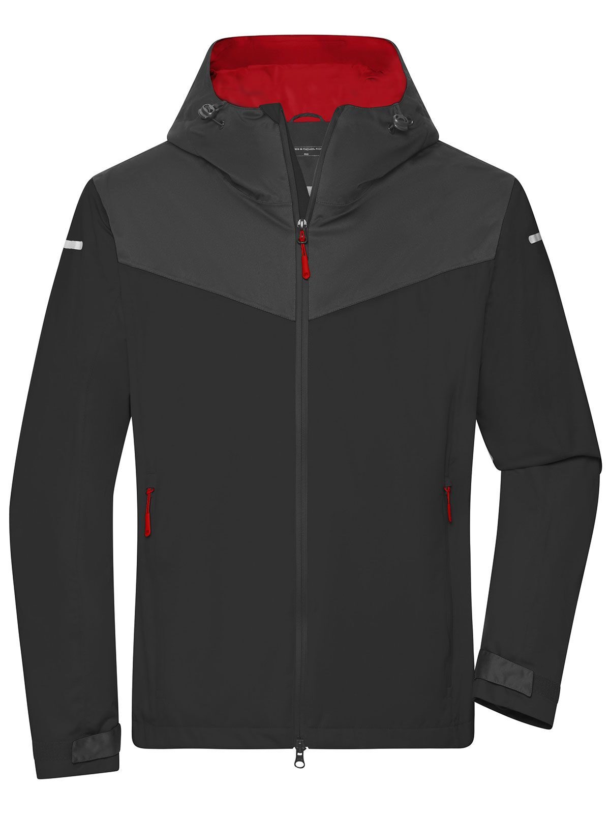 Men's Allweather Jacket Daiber Black/Carbon/Light-Red