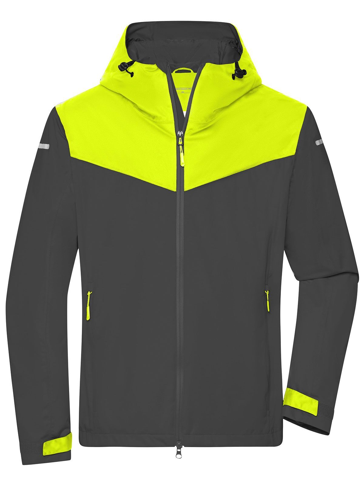 Men's Allweather Jacket Daiber Carbon/Bright-Yellow/Carbon