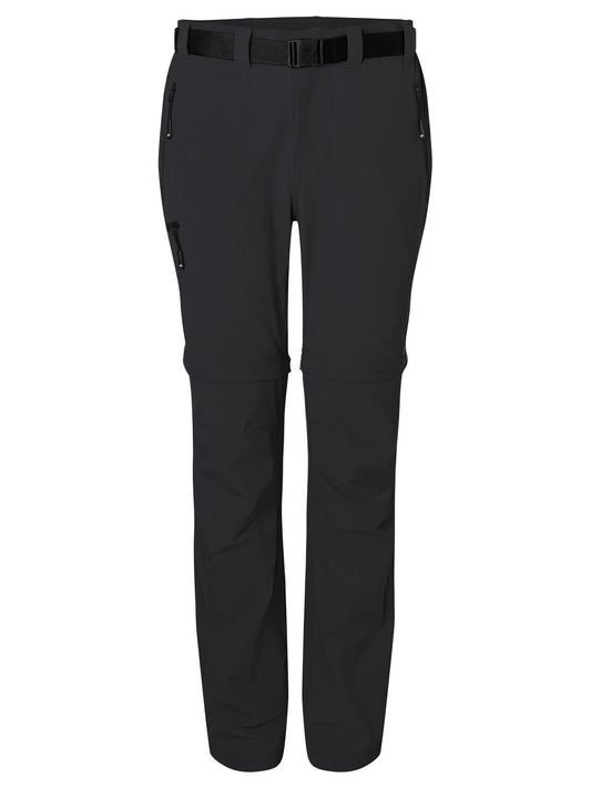 Ladies' Zip-Off Trekking Pants Daiber Black