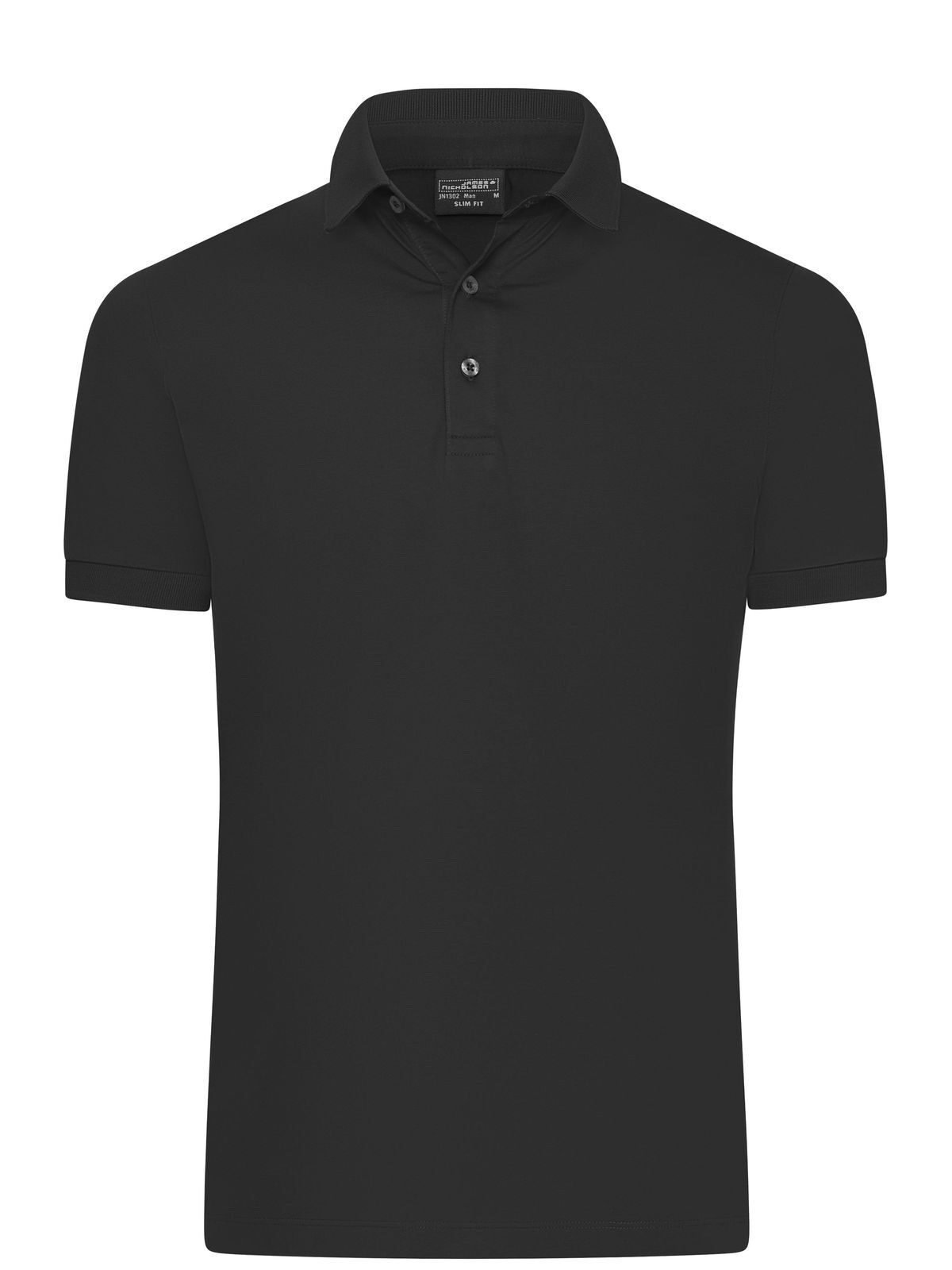 Men's Mercerised Polo Slim Fit Daiber Black