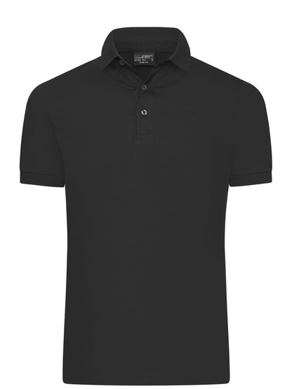 Men's Mercerised Polo Slim Fit Daiber Black