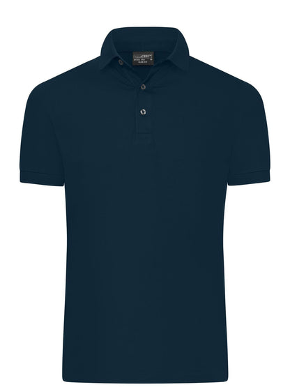 Men's Mercerised Polo Slim Fit Daiber Navy