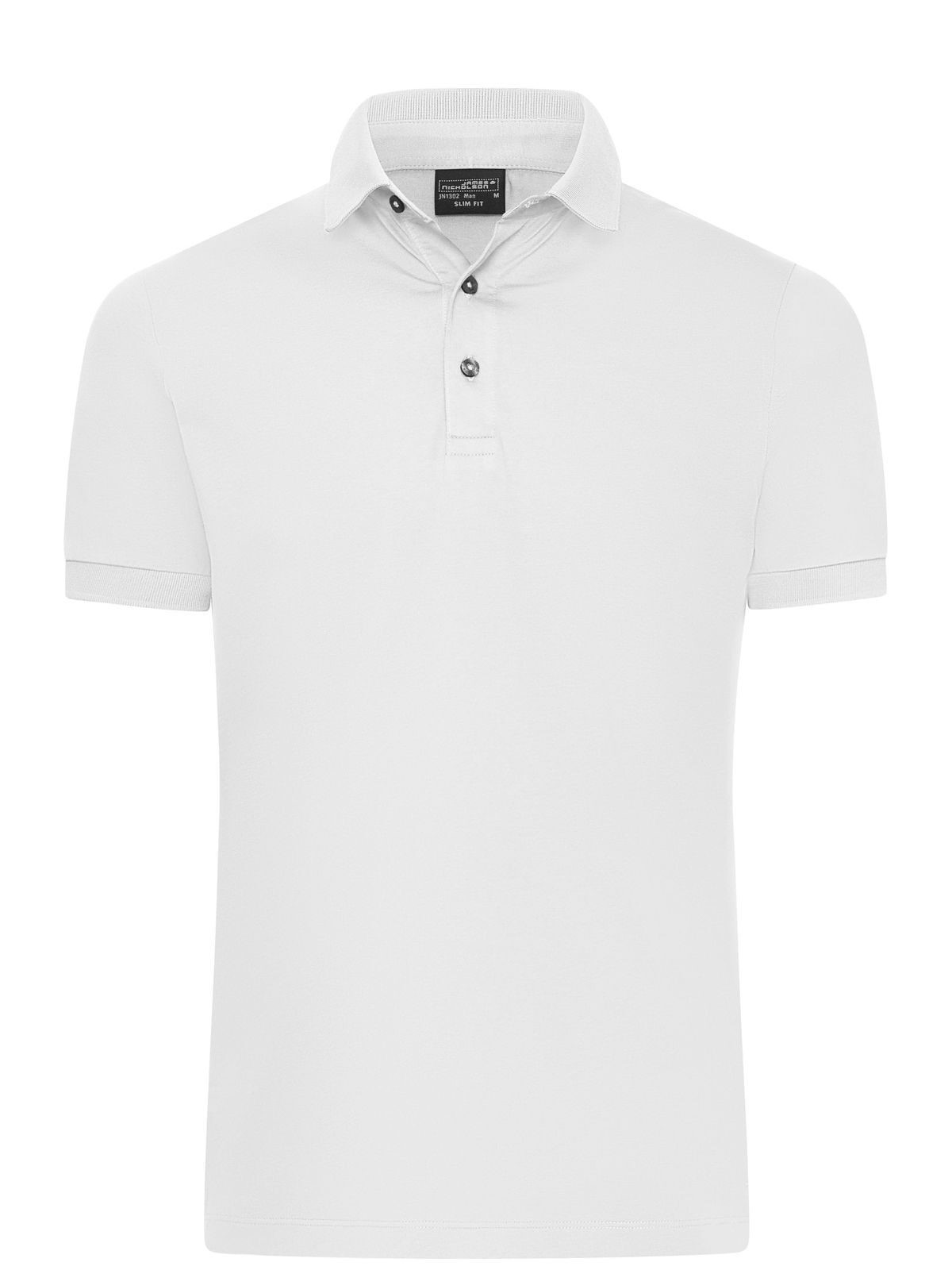 Men's Mercerised Polo Slim Fit Daiber White