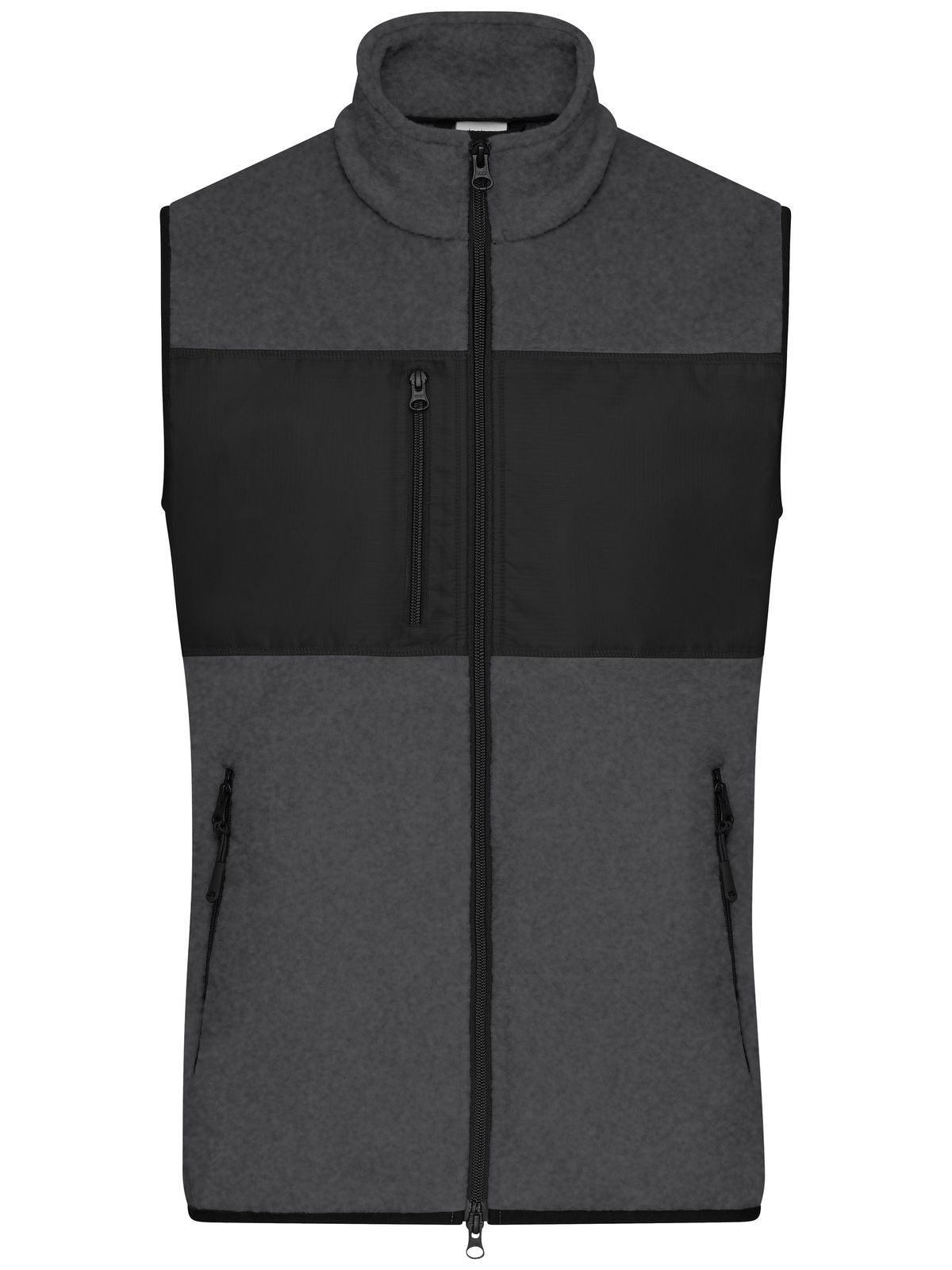Men's Fleece Vest Daiber Dark-Melange/Black