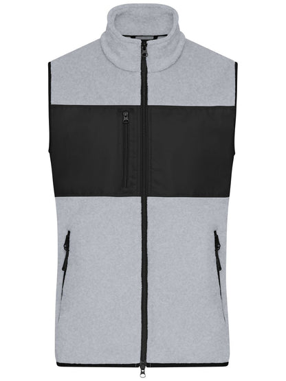 Men's Fleece Vest Daiber Light-Melange/Black