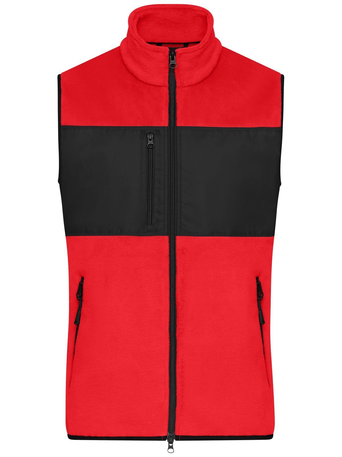 Men's Fleece Vest Daiber Red/Black