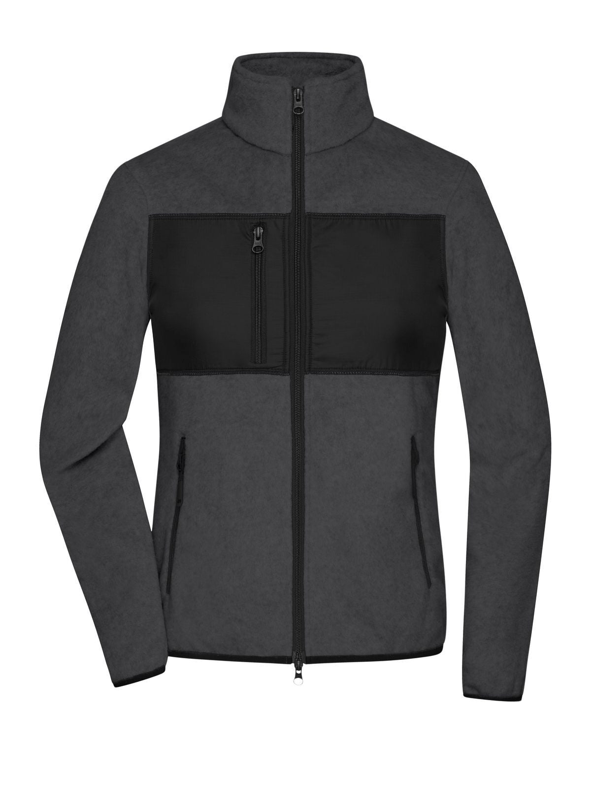 Ladies' Fleece Jacket Daiber Dark-Melange/Black