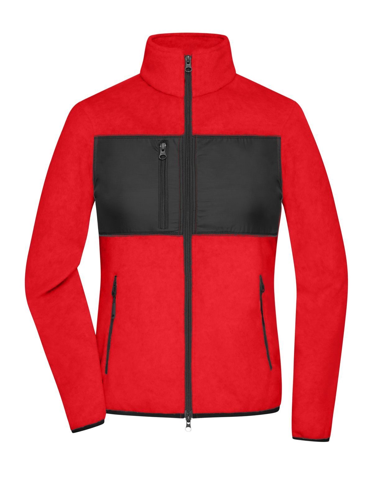 Ladies' Fleece Jacket Daiber Red/Black