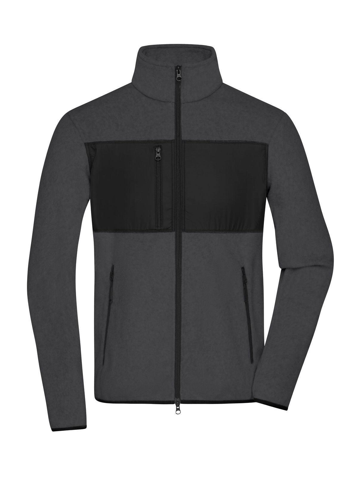 Men's Fleece Jacket Daiber Dark-Melange/Black
