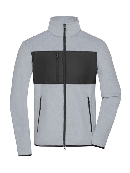 Men's Fleece Jacket Daiber Light-Melange/Black