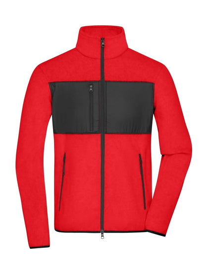 Men's Fleece Jacket Daiber Red/Black
