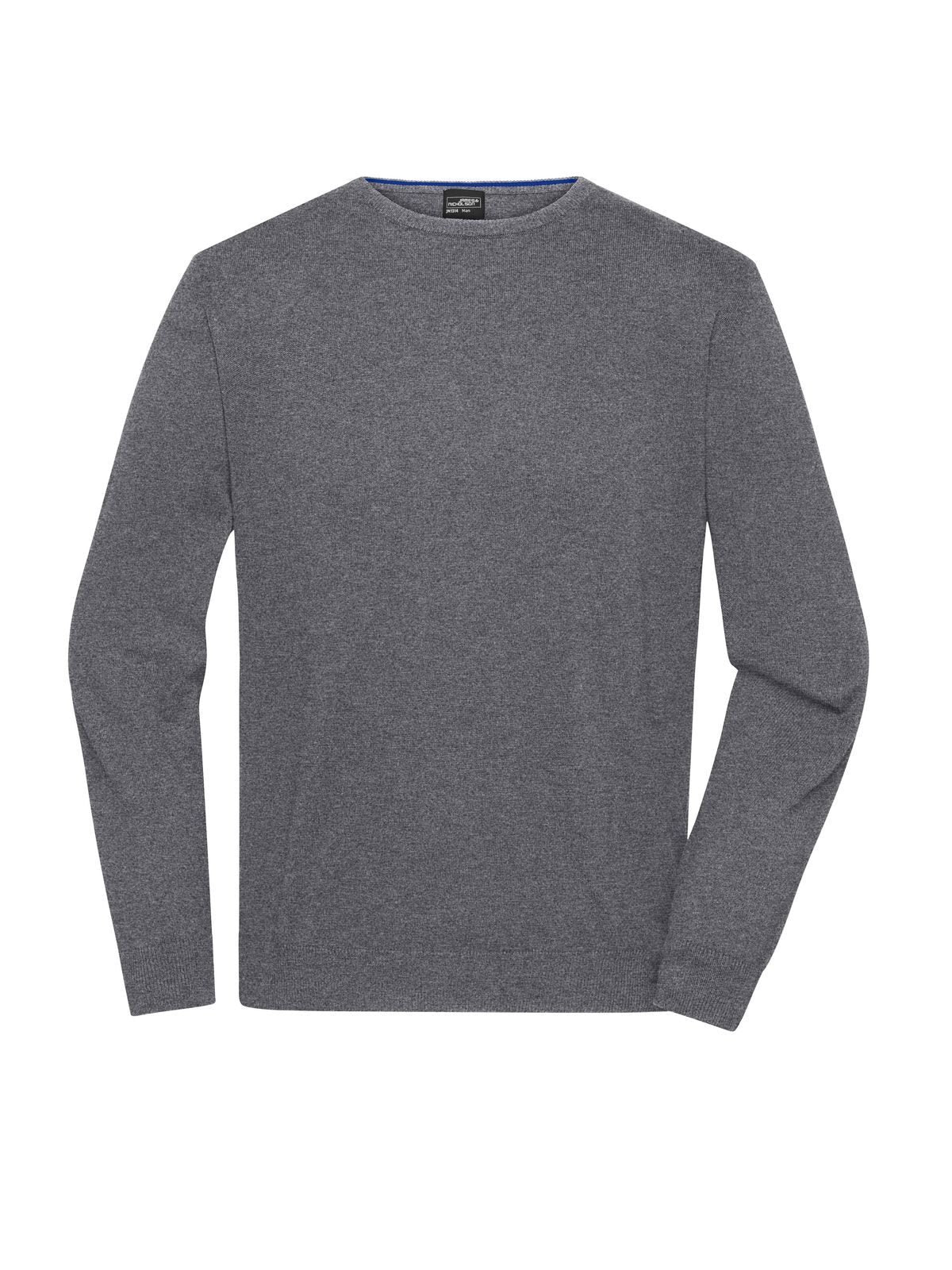 Mens' Round-Neck Pullover Daiber Grey-Heather