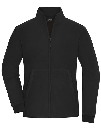 Ladies' Bonded Fleece Jacket Daiber Black/Dark-Grey