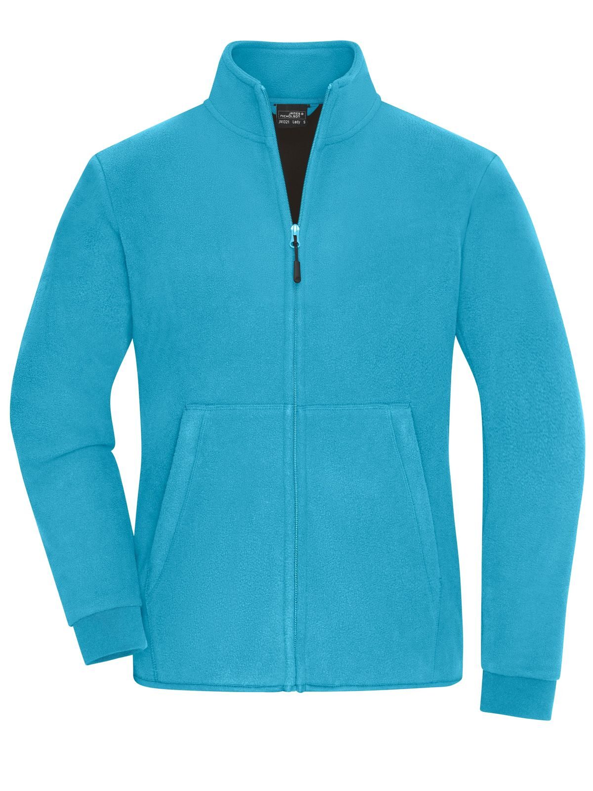 Ladies' Bonded Fleece Jacket Daiber Turquoise/Dark-Grey