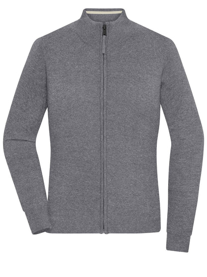 Ladies' Zip-Cardigan Daiber Grey-Heather