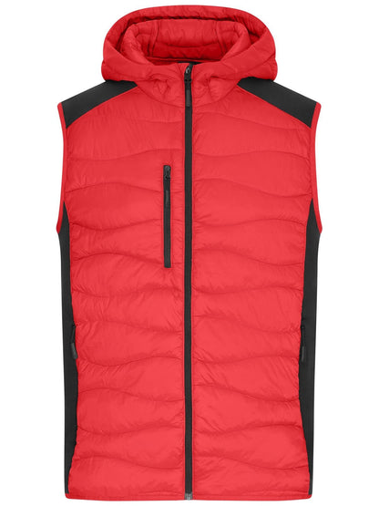 Men's Hybrid Vest Daiber Red/Black
