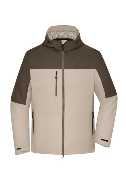 Men‘s 3-in-1 Jacket GRS Daiber Sandstone/Muddy-Brown