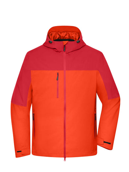 Men‘s 3-in-1 Jacket GRS Daiber Spicy-Orange/Red