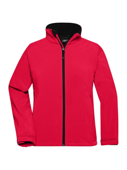 Ladies' Softshell Jacket Daiber Red