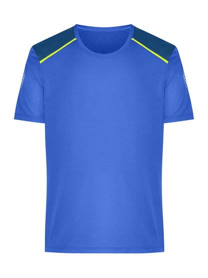 Men's Running T-Shirt  GRS Daiber Peacock-Blue