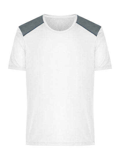 Men's Running T-Shirt  GRS Daiber White