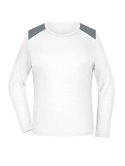 Ladies' Running Shirt Longsleeve  GRS Daiber White