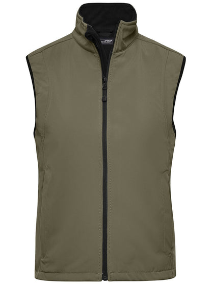 Ladies' Softshell Vest Daiber Olive